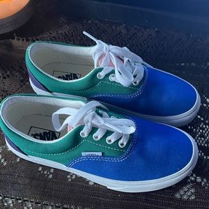 Brand new blue Vans for kids- size 2.5. Special offer